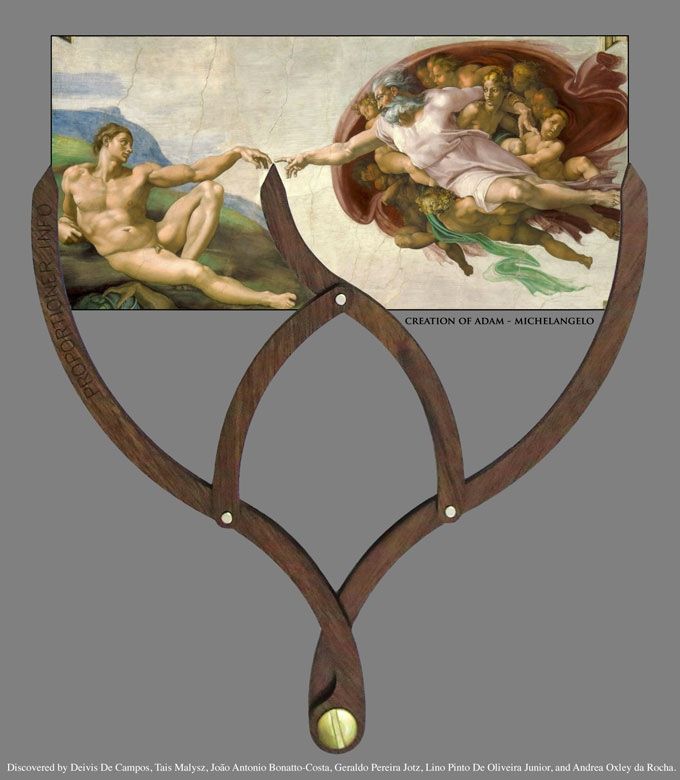 This famous painting was created by Michelangelo around the same time that Leonardo was illustrating a book called 'the Divine Proportion'