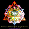 64 Tetrahedron Grid in full colour - 10cm