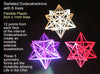 Stellated Dodecahedron with axes - 50mm-Mathematical Art-Sacred Geometry Web 3d printed geometric models